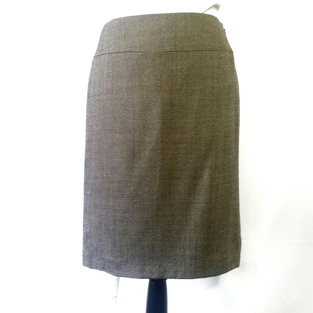 Antonio Melani Pencil Skirt, Brown, Wool, Lined